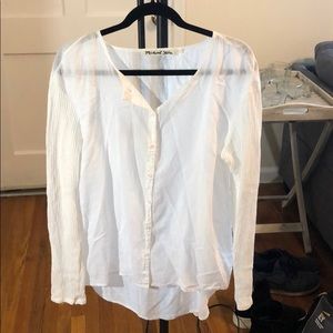 Michael Stars White Long Sleeve